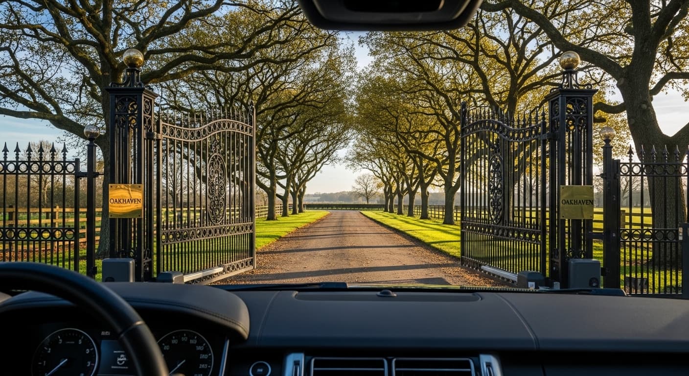 ANPR Gates for Private Estates in Surrey: How Number Plate Entry Works